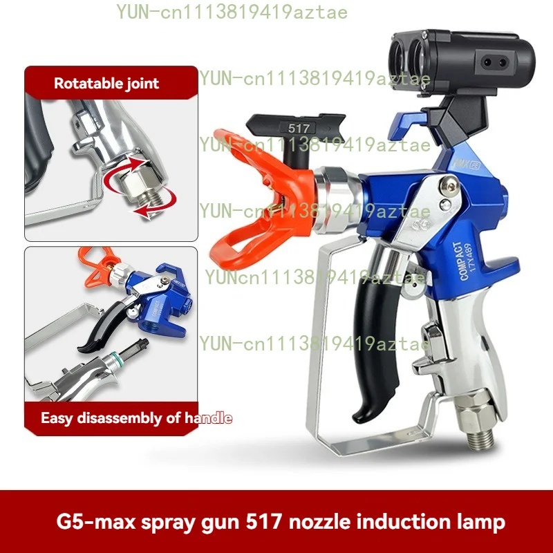 3600PSI High Pressure Airless Paint Sprayer with Induction Light Electric Painting Machine for Wall Furniture