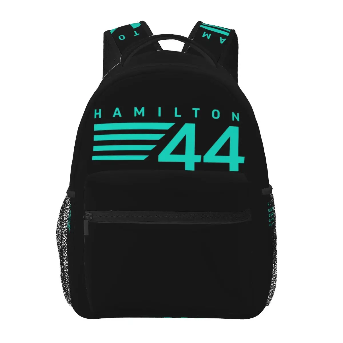 Lewis Hamilton 44 F1 Backpacks Boys Girls Bookbag Children School Bags Cartoon Kids Rucksack Shoulder Bag Large Capacity