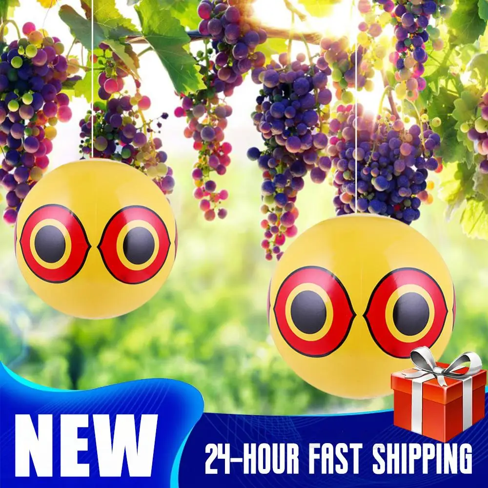 1-5PCS Eye Balloons Visual Deterrent Garden Farm Protector 40CM Deterrent Eye Balls PVC Anti Bird Inflatable Repeller Scare