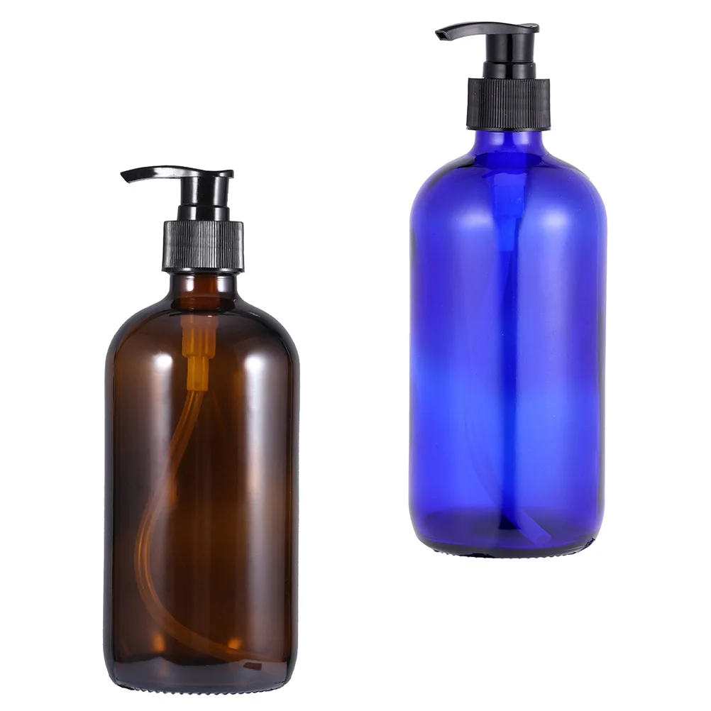 قطعتان من زجاجة توزيع اللوشن خفيفة الوزن وقابلة لإعادة الملء لجل استحمام الشامبو، محمولة ومريحة #3