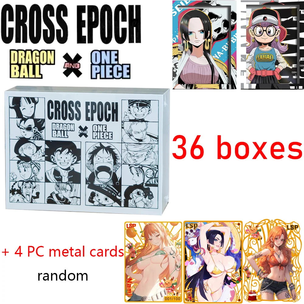 

Wholesale Dragon Ball And One Piece Collection Cards Booster Box Cross Epoch Rare Anime Table Playing Game Board Cards