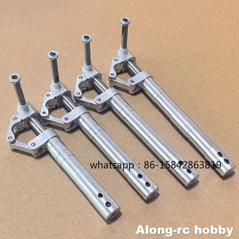 One Pair 110 120 130 140mm Strengthened Back Damping Landing Gear Suitable for 5-10kg RC Model Aircraft JET EDF Plane Spare Part