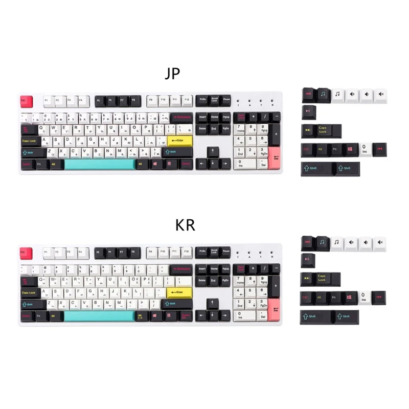 

Replacement for Key Set 121pcs PBT Heat Sublimation for Mechanical Keyboard