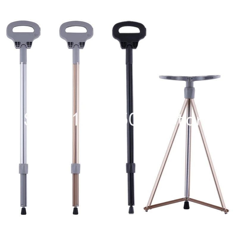 Crutches for the elderly non-slip lightweight support cane stool for the elderly eight cane column staff hand crutch