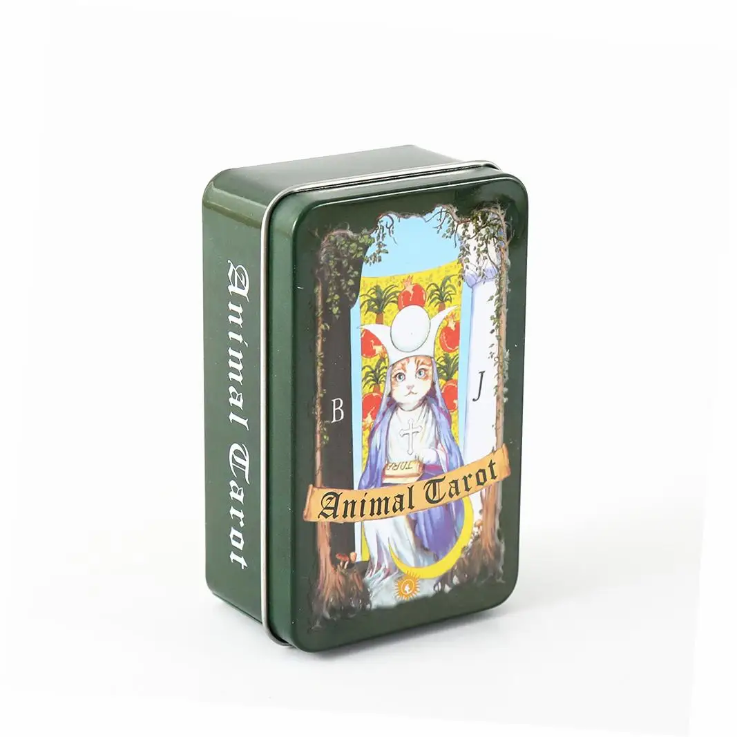 

10.3x6 cm Animal Tarot in a Tin