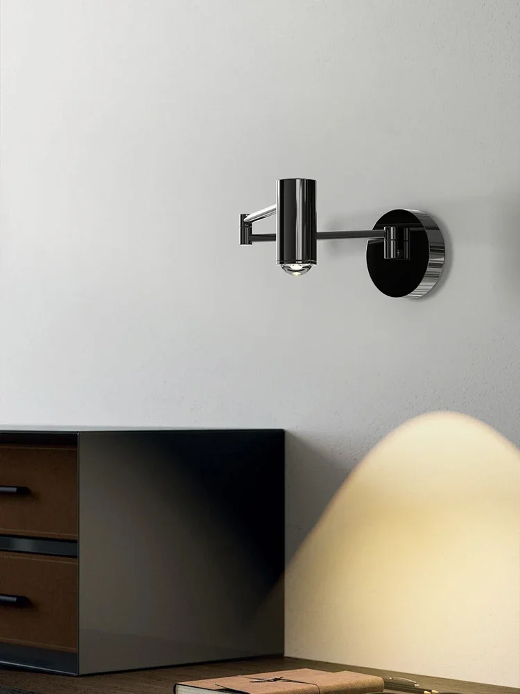 

Лампа для чтения для учебы, современный и простой настенный светильник, поворотный кронштейн с регулируемым углом, защита глаз полного спектра для детей