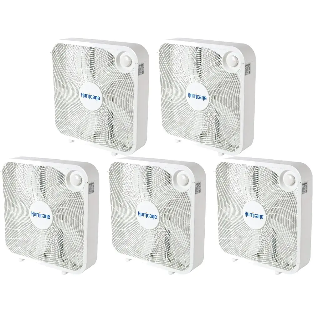 

5 Pack loor Box an, 3 Speed Powerul & Quiet Cooling, Classic, 20"