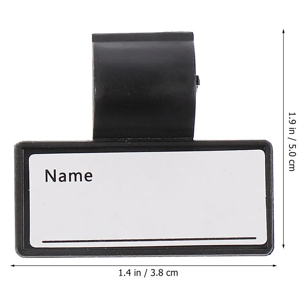 8Pcs Stethoscope Name Tags Reusable Id Tags Open Clasp Clip for Stethoscope Tube Identification Accessories