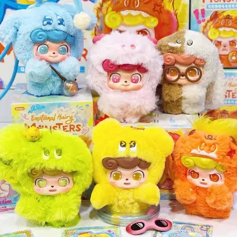

New Genuine Q.Kid Emotional Hairy Monsters Blind Box Series Vinyl Plush Pendant Toy Kawaii Q Kid Creative Mystery Box Gift