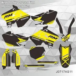 For SUZUKI RM125 RM250 RM 125 RM 250 2001 2002 2003 2004 2005 2006 2007 2008 Graphics Decals Stickers Motorcycle Background