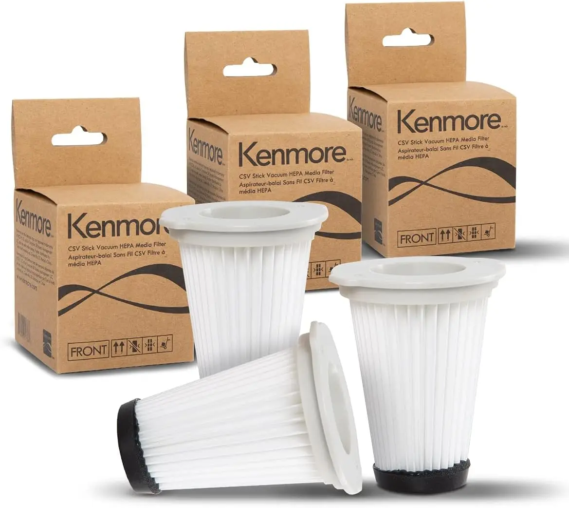 

High-Efficiency HEPA Replacement Filters Compatible with Cordless Stick Vacuum Models, 3-Pack for Advanced Air Purification