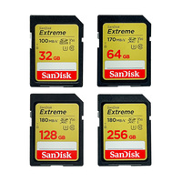 SanDisk Original SD Card Ultra/Extreme SD/Extreme PRO 32GB SDHC 64GB/128GB/256GB SDXC UHS-I U3/4K/V30 card For Camera Car DV SLR