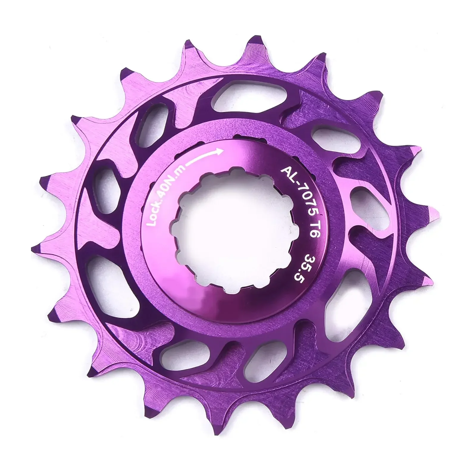 1pc Single Speed Conversion Kit Single Speed Cassette Cog 18T MTB Freewheel Bike Sprocket For Freewheel Chain Aluminum Alloy