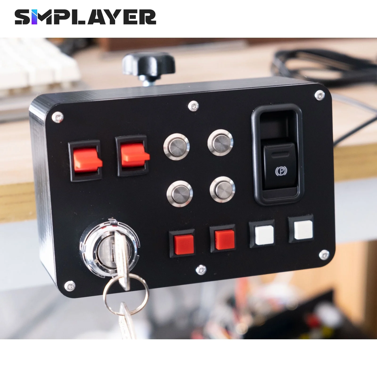 

Simplayer Racing Game Simulation Central Control Box with PETG 3D-printed Shell Support USB Plug and Play
