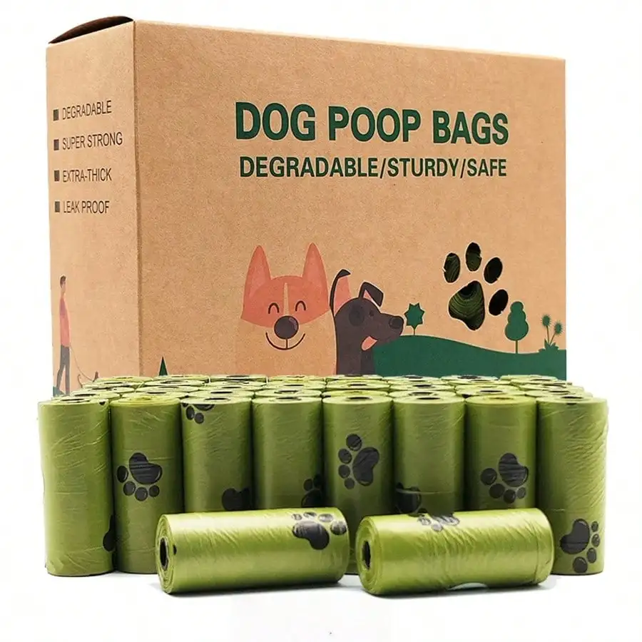 630/540 Pcs Dog Poop Bags With Dispenser, Extra Thick & Leak-Proof Dog Waste Bags, Scented