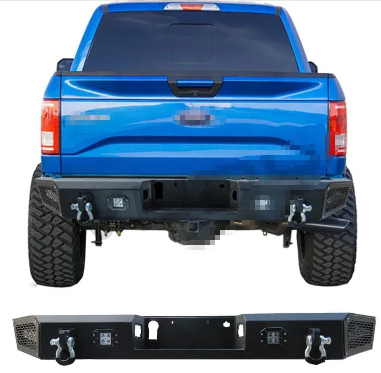 2015-2017  Front Bumper Rear Bumper Offroad Accessories Led Lights D-Rings Pickup Truck  Bumper for F150custom