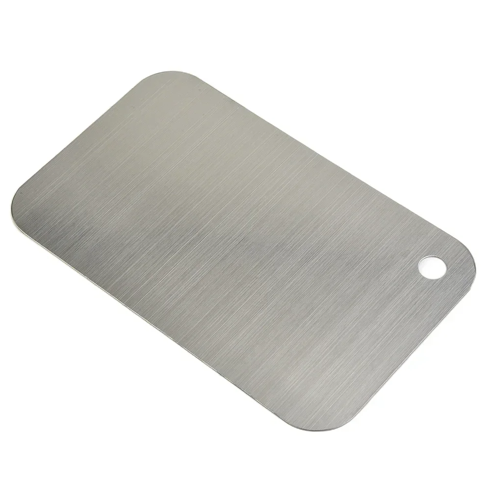 Cutting Board Stainless Steel Heavy Duty Chopping Board Two Sides Dual-purpose Multi Functional Kitchen Kneading Dough Board