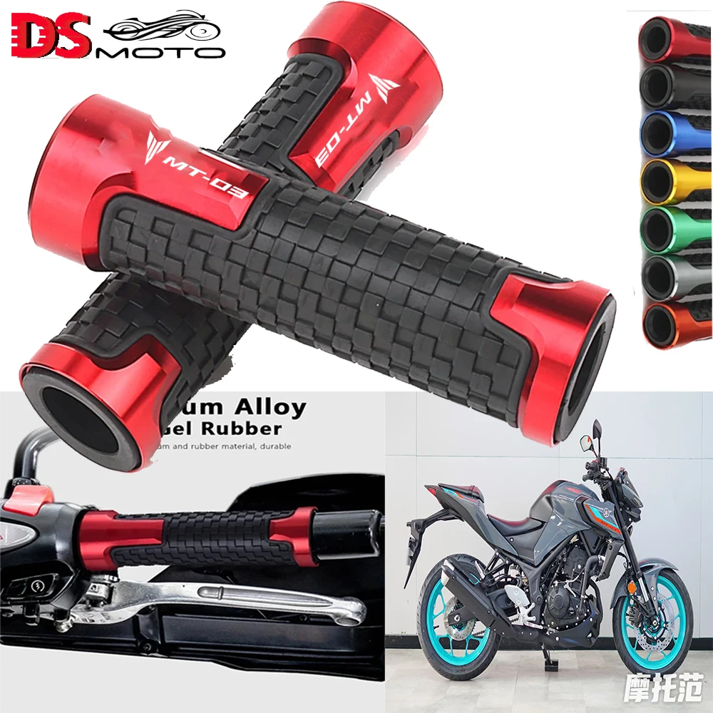 

New For YAMAHA MT-03 03 MT High-Quality Handle Bar Covers Hot Deal Motorcycle Accessories 7/8'' 22MM CNC Handlebar Grips 1 Pair
