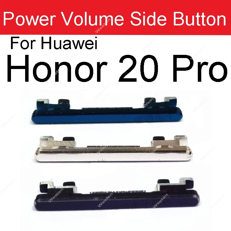 Volume Power Side Buttons For Huawei Honor 10 Lite 20 20Pro 20S Power On Off Volume Side Keys For Honor 10lite 20pro 20s Repair