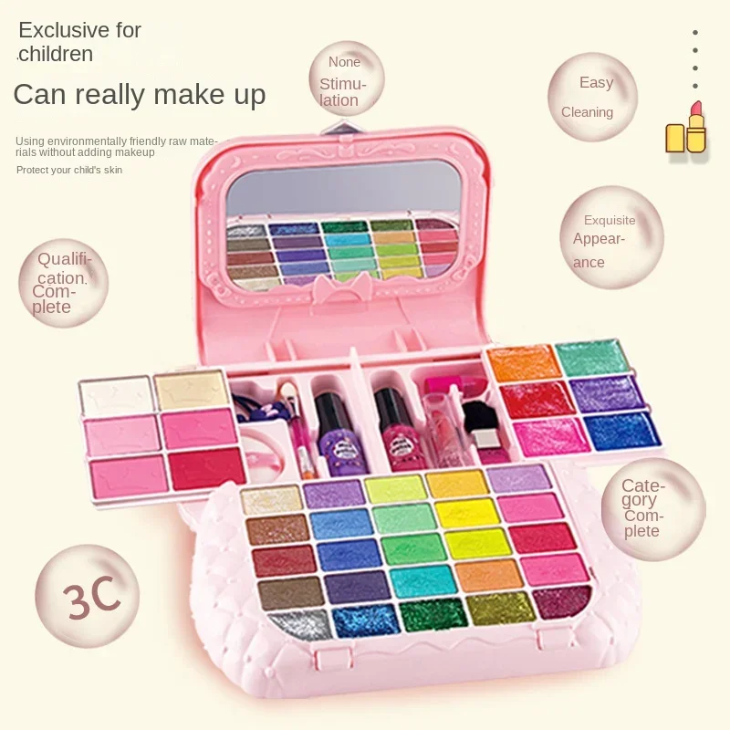 صندوق ألعاب مكياج بحقيبة كتف واحدة #2