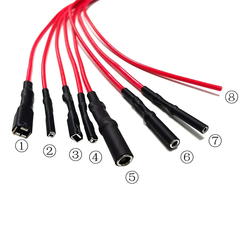 A95E-CTBC001 8-Way ECU Breakout Leads For Automotive Diagnostic Oscilloscope Line Cable DIY Connection