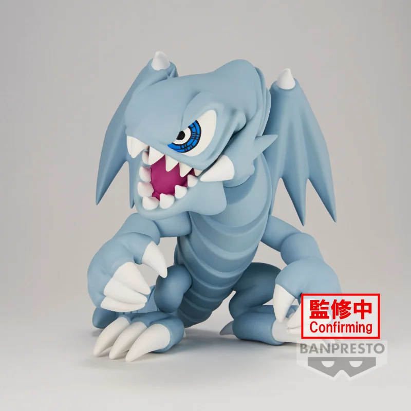 Original Bandai Yu-Gi-Oh! Duel Monsters Toon World Blue-Eyes Toon Dragon Anime Figure Action Model Collectible Toys Gift