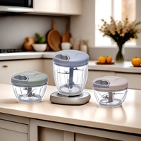 Creative Manual Garlic Masher Multifunctional Complementary Food Practical Household Minced Meat Vegetable Cutting Machine