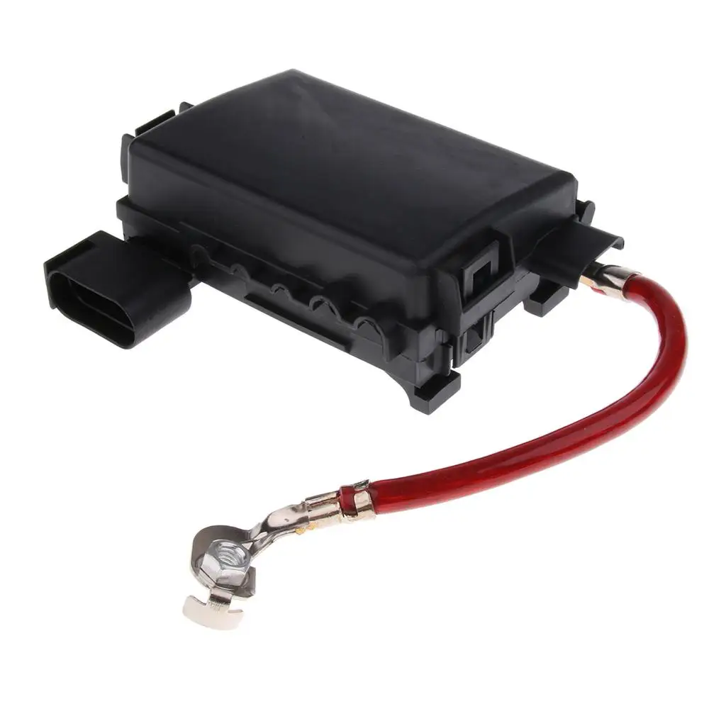 Car Fuse Holder with Metal Plastic Terminal for Volkswagen Jetta Bora Golf Beetle MK4 Battery Fuse Box Replacement