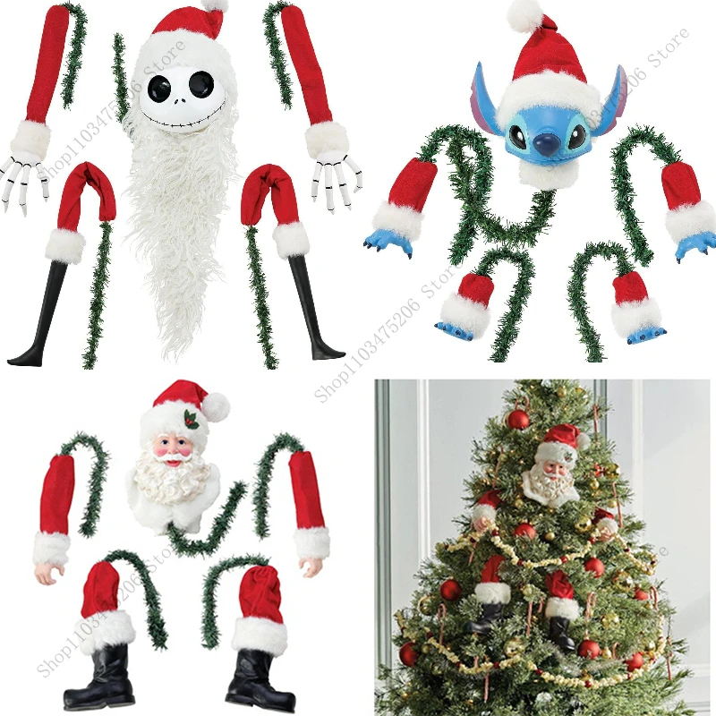 

Christmas Tree Top Topper Large Cover Snowman Hat Tree Ornaments Home Outdoor Decor Gift Christmas Tree Decoration