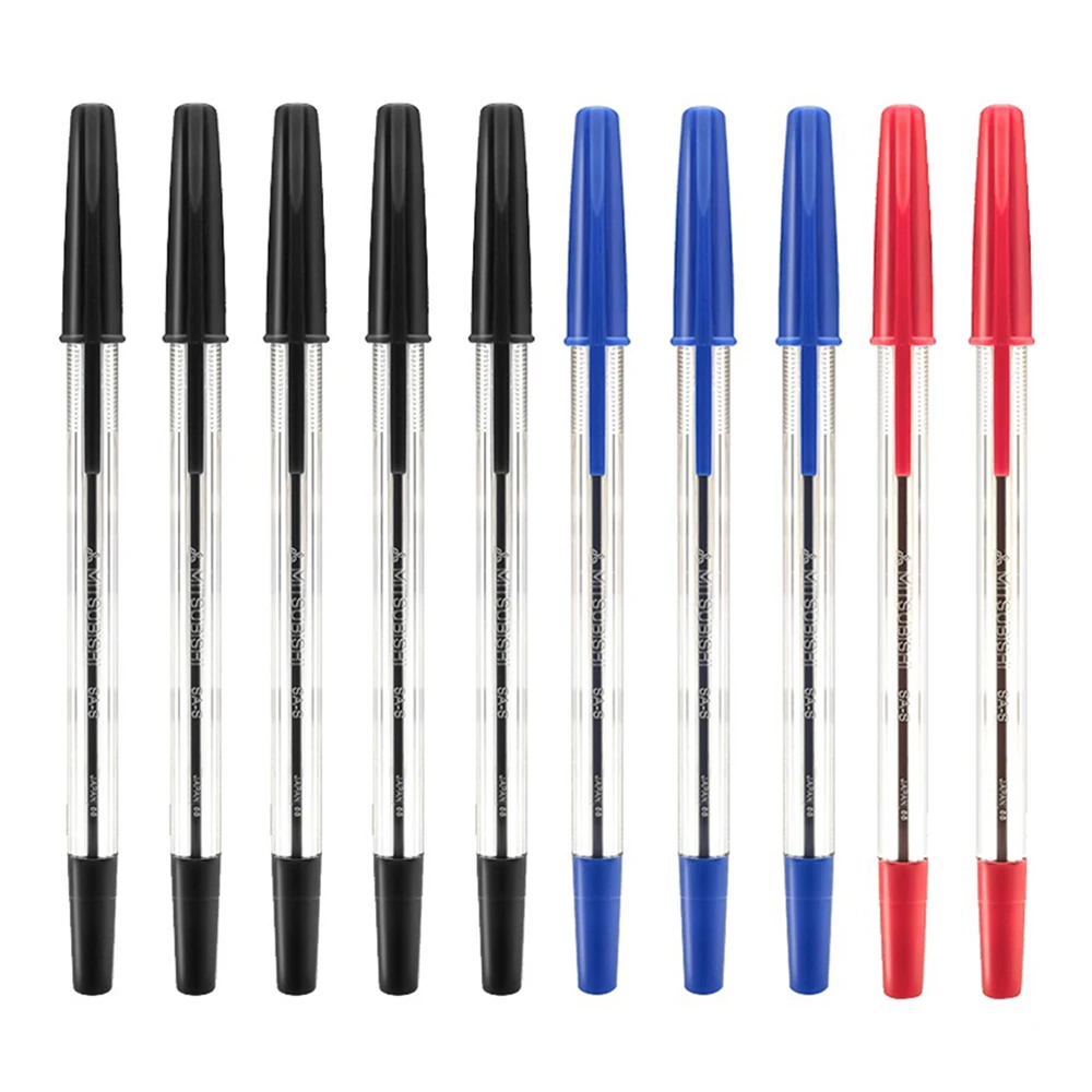 Imagem -05 - Japonês Uni Caneta Esferográfica Student Writing Smooth Oil Pen Sa-s Cabeça de Bala Papelaria Escola Preto Vermelho Azul 0.7 mm 10 Pcs