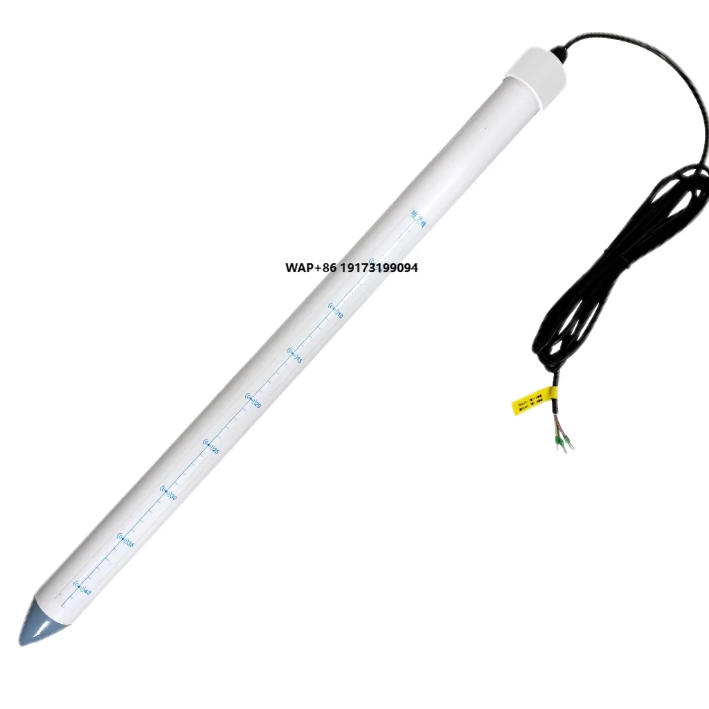 Rs485 3-layer 10/20/30CM Soil Temperature Humidity Meter PVC Plastic Tube Multi-Depth Soil Moisture Sensor