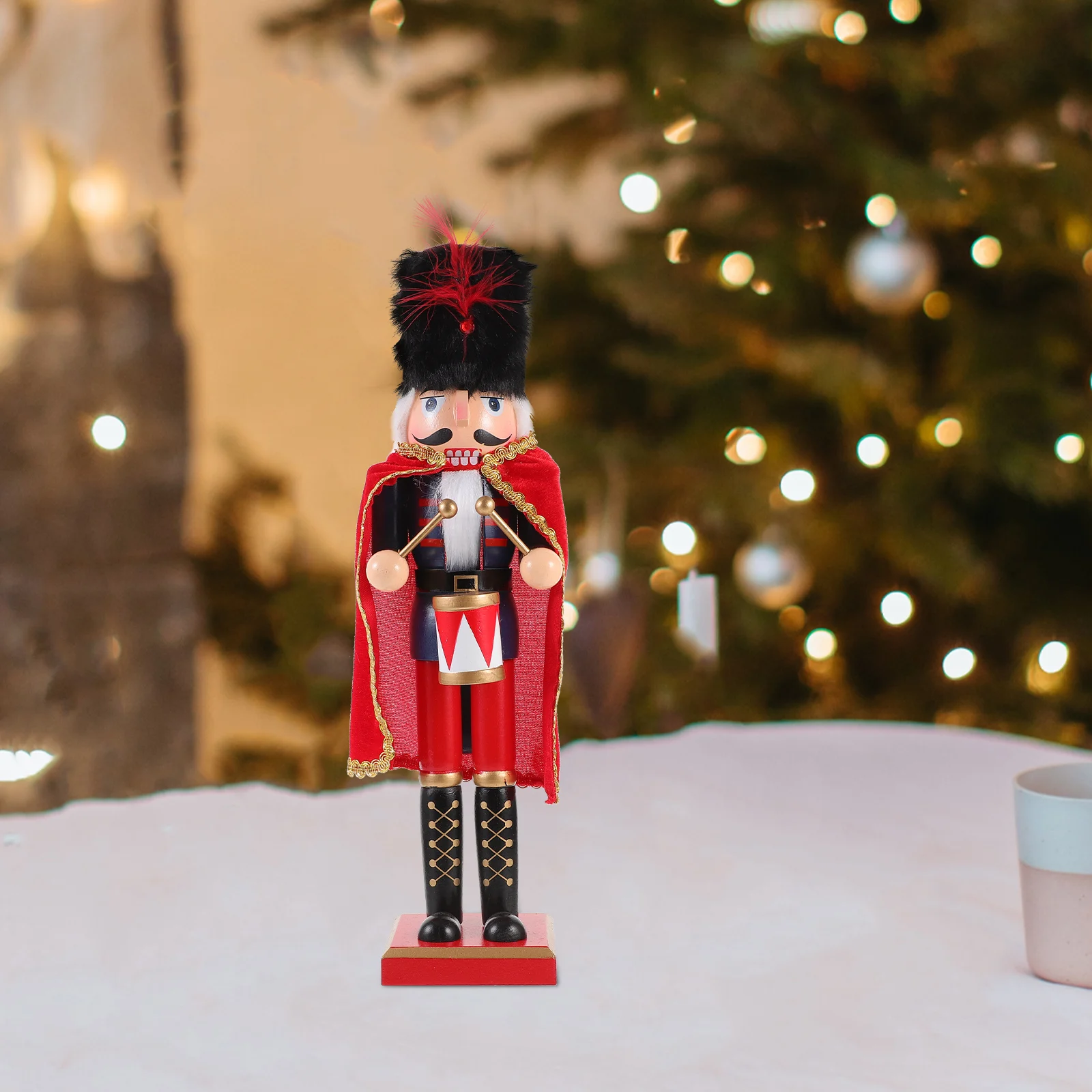 Christmas Nutcracker Soldier Desktop Wooden Ornament Festival Decoration Xmas Party Favor Christmas Decoration