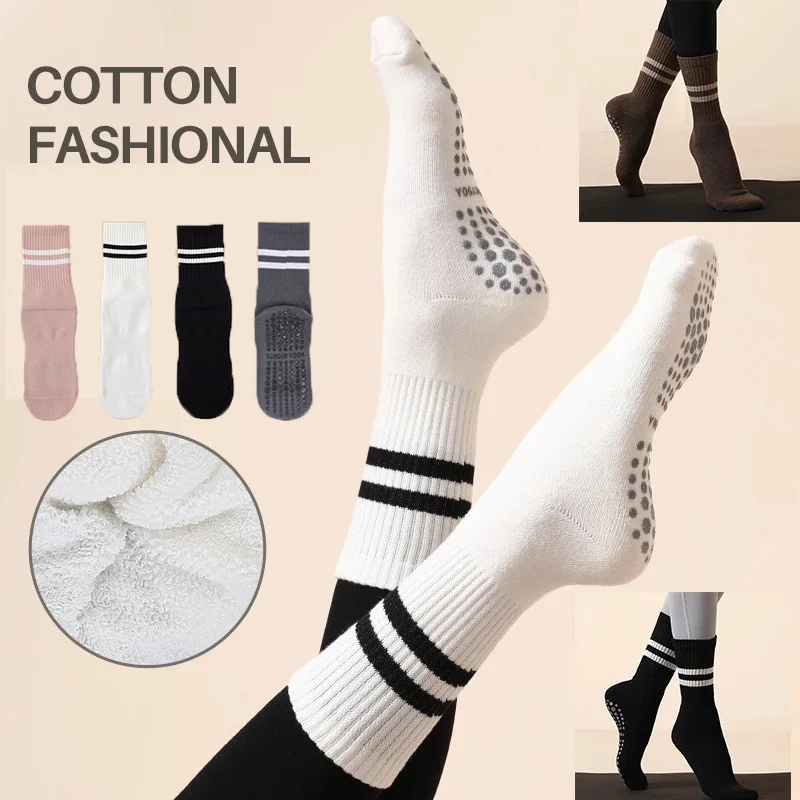 1/3/5 Pairs High Quality Bandage Yoga Socks Women Anti Slip Quick Dry Breathable Yoga Socks for Dance Gymnastics Fitness Socks