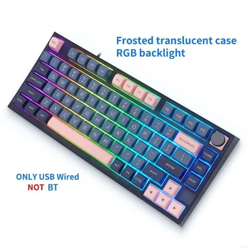 GK75 Mechanical Keyboard USB RGB Optical Switch Hot Swappable K92C
