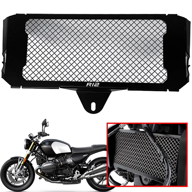 

Motorcycle Accessories Radiator Protection Grille Cover Fit For BMW R12 NineT 2024-2026 R 12 NineT Radiator Guards Protective