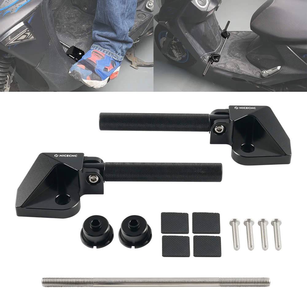 Scooter Footrest Foldable Footrests Highway Bars for Yamaha BWS 125 Zuma 125 YW125 2016 2017 2018 2019 2020 2021