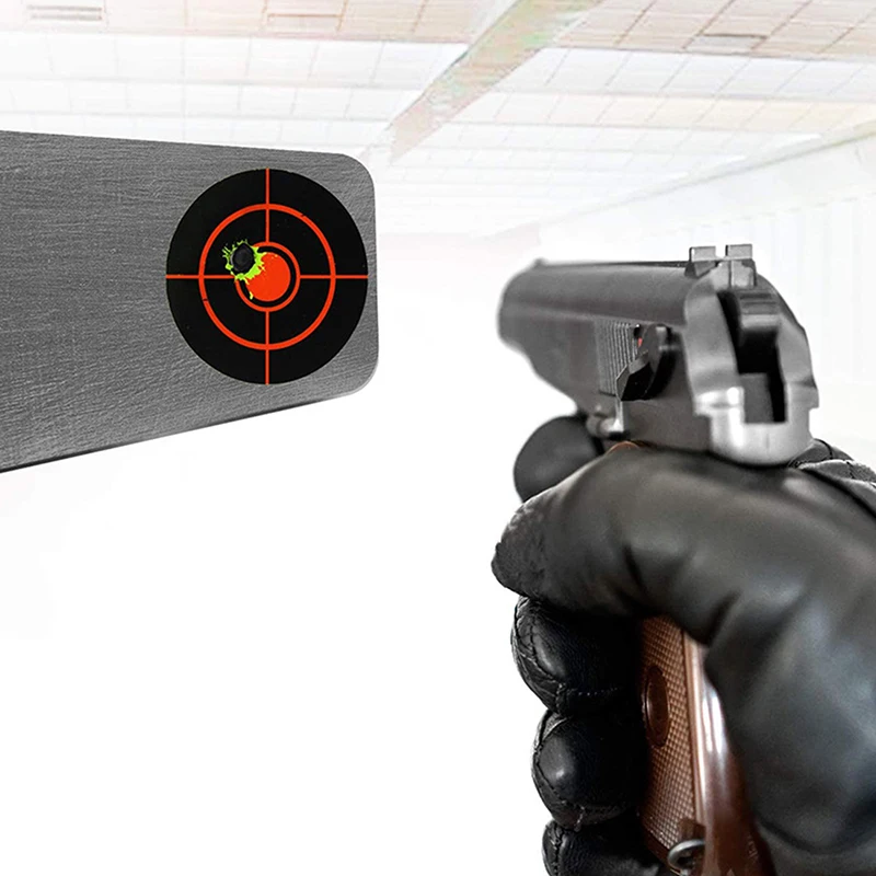 100/200 buah/gulungan Target tembak, perekat tembak, Target tembak, stiker reaktif untuk panahan, busur, latihan menembak