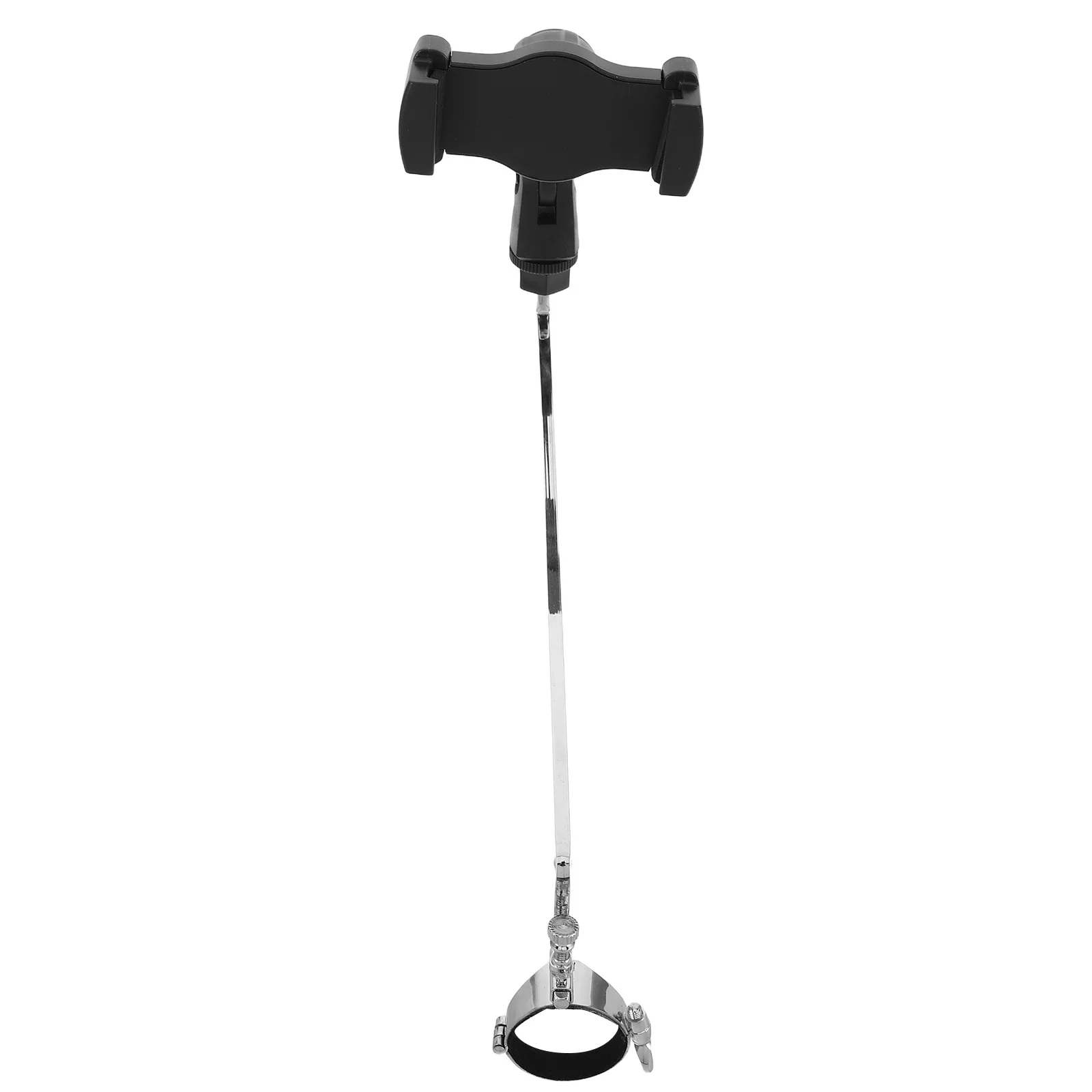 

Universal Adjustable Metal Phone Mount Clamp for Clarinet Long Arm Holder Lyre Sheet Music Handsfree Practice Performance