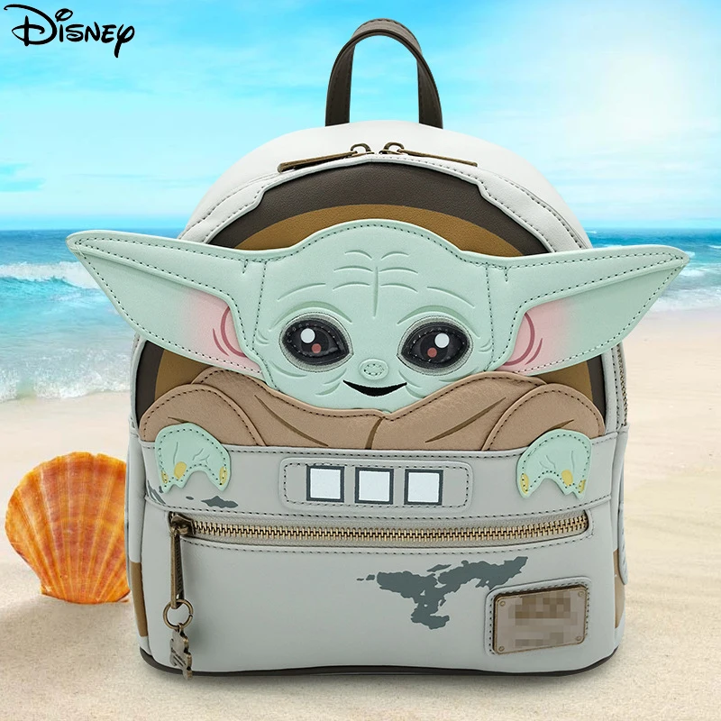 Yoda Baby Bag Around Disney Star Wars Movie And Television Children\'s Student Backpack Cute And Convenient Backpack.