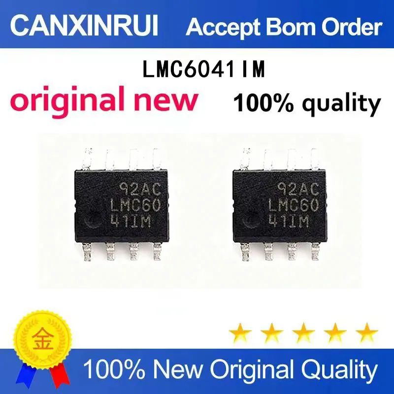 

(5-100 Pieces) Brand new original LMC6041IMX/NOPB LMC6041IM operational amplifier package SOP8 chip