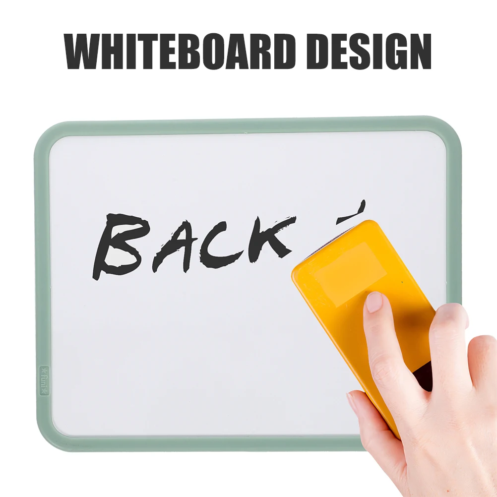 

2 Pcs Lanyard Writing Board Dry-erase White Small Whiteboard Portable Double-sided Erasable Plastic Hanging Office Pad