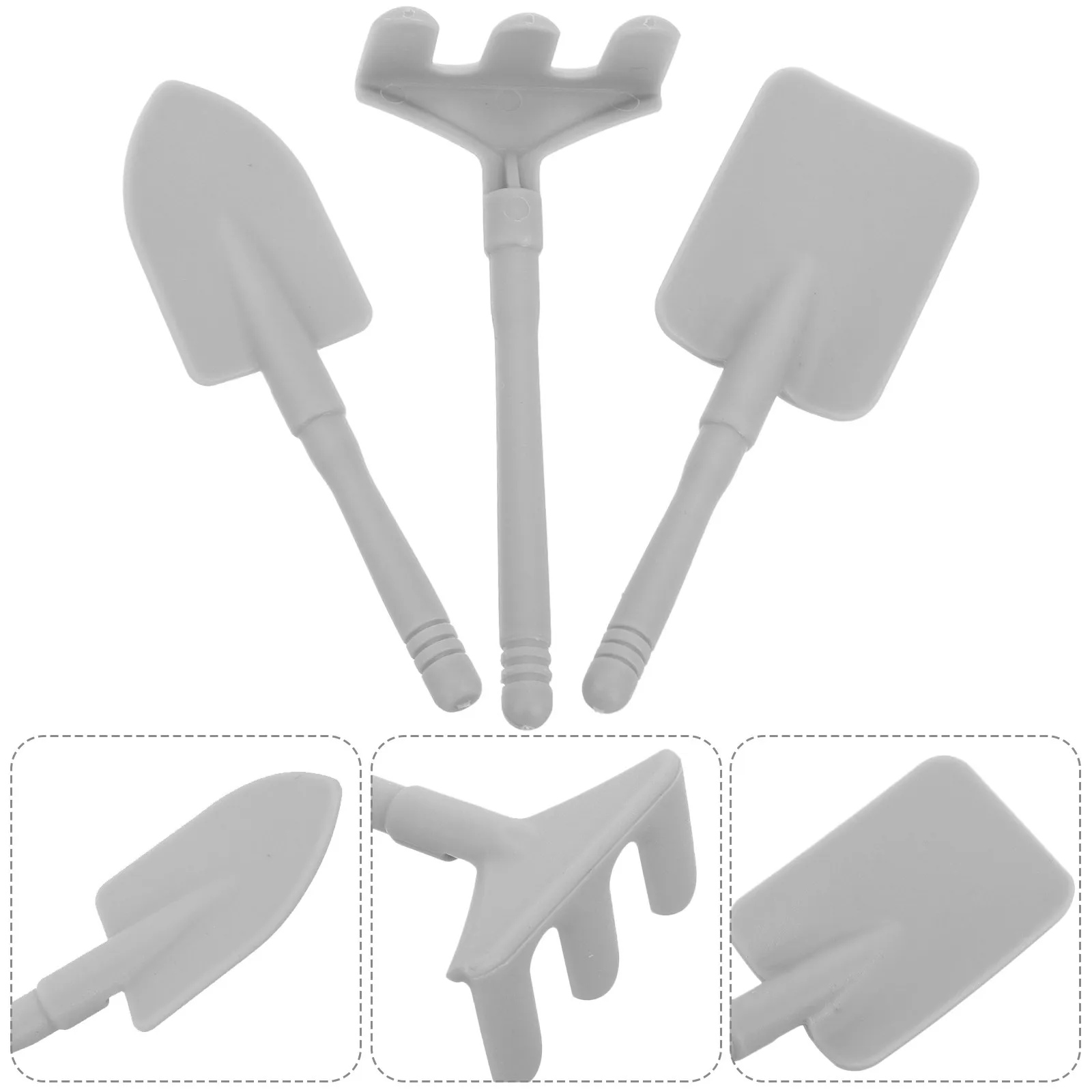 10-Piece Kids Plastic Garden Tools Set – Mini Shovel, Rake, Hoe for Sand Play, Beach & Outdoor Digging Fun