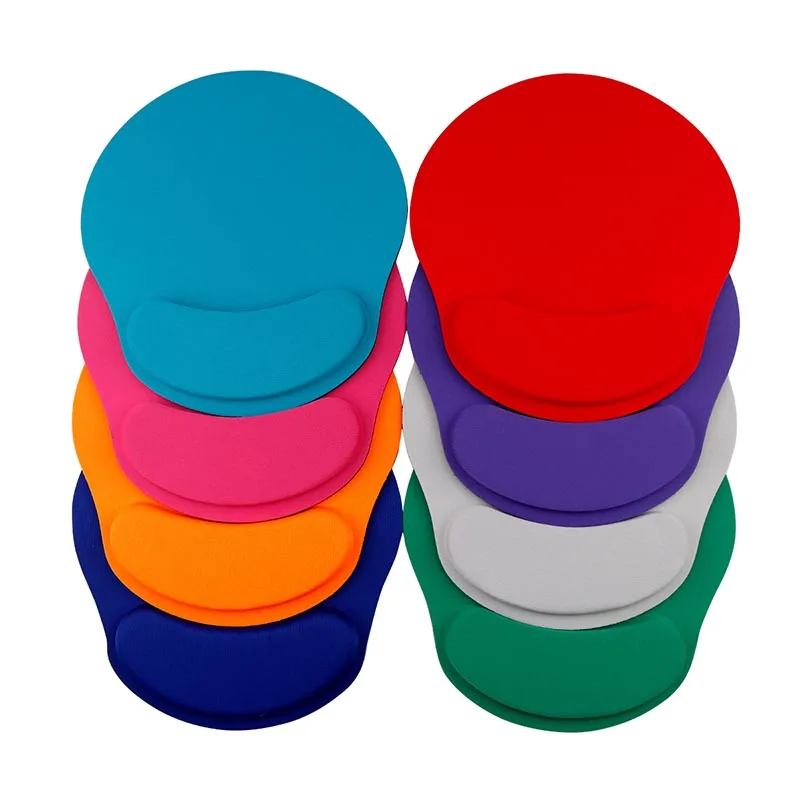 EVA Gaming Mouse Pad With Wrist Rest Soft Mouse Pad Desk Pc Accessories Solid Color Mouse Hand Rest Anti-slip Pads Deskmat