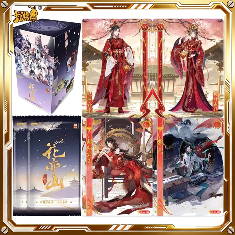 

Коллекционные карточки KAYOU Hua Yi Shan The Heart of The Moon: Серия Heart Glow Gilded Light Vol.1, Загадочная коробка, Аниме-карточки, Игрушки, Подарки на праздники и дни рождения