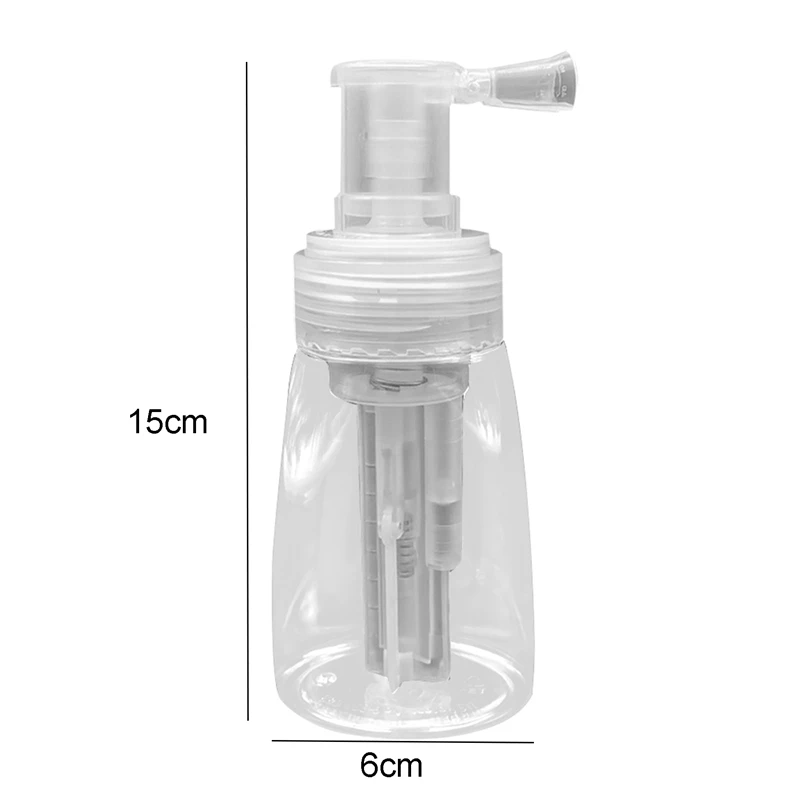Botella atomizadora de polvo de 180ml, contenedor de viaje, pulverizador de talco, dispensador de loción, botella giratoria, nuevo, 2023