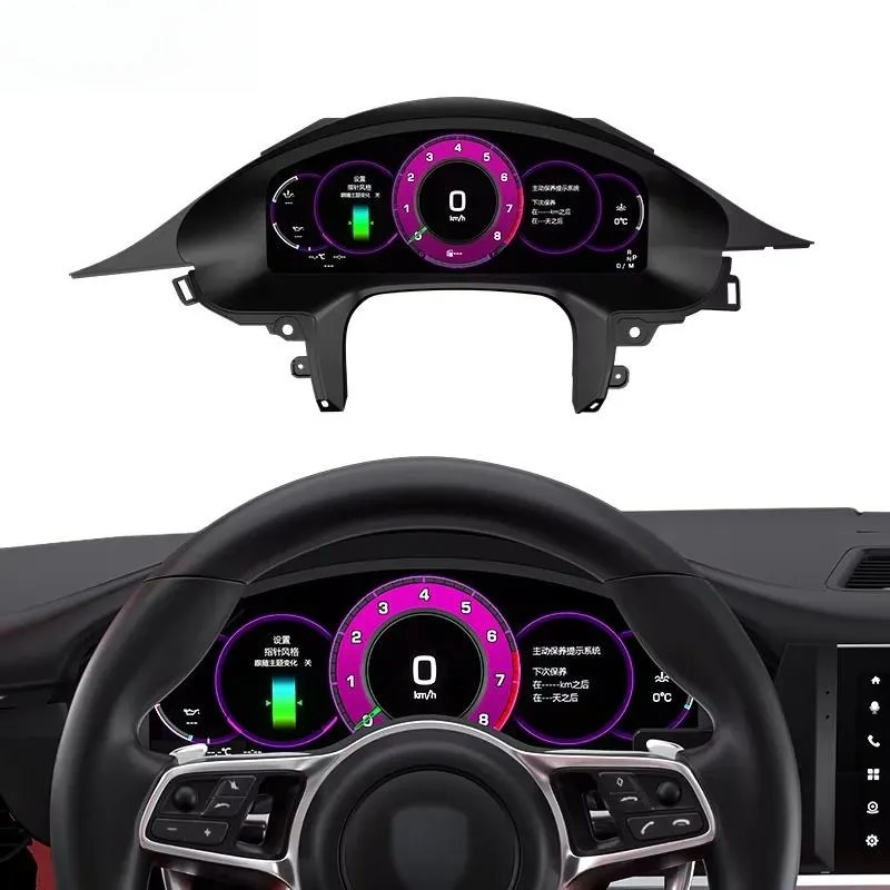 12.3 Inch LCD Speedometer Digital Dashboard Panel Virtual Instrument Cluster CockPit for Panamera Gts