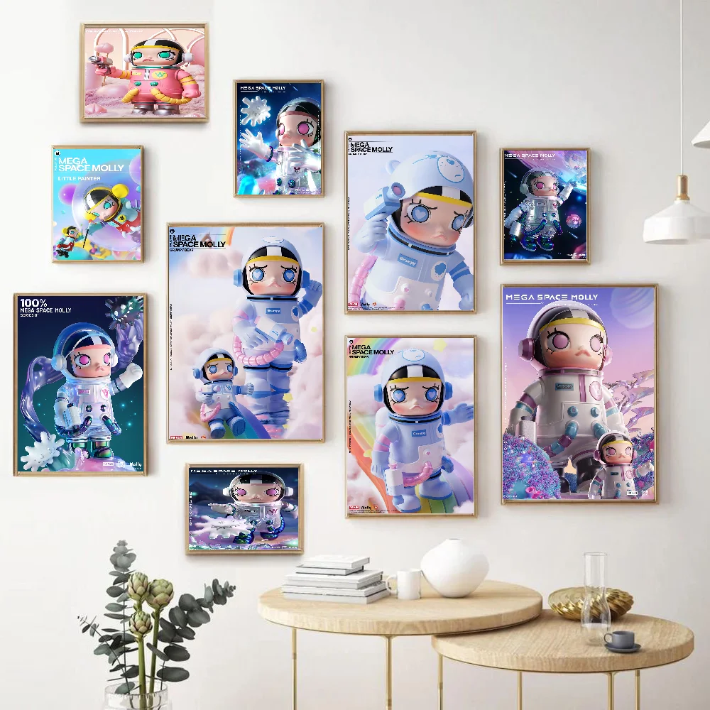 

Cute M-Mega Space M-Molly Classic Anime Poster Waterproof Paper Sticker Coffee House Bar Room Wall Decor