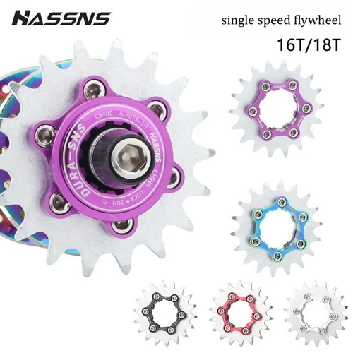 Imagen 2 del producto HASSNS k7 casete de marcha única 13T-22T MTB kit de conversión de marcha única para 8 9 10 11 12 velocidades pendiente del suelo camión HG hub