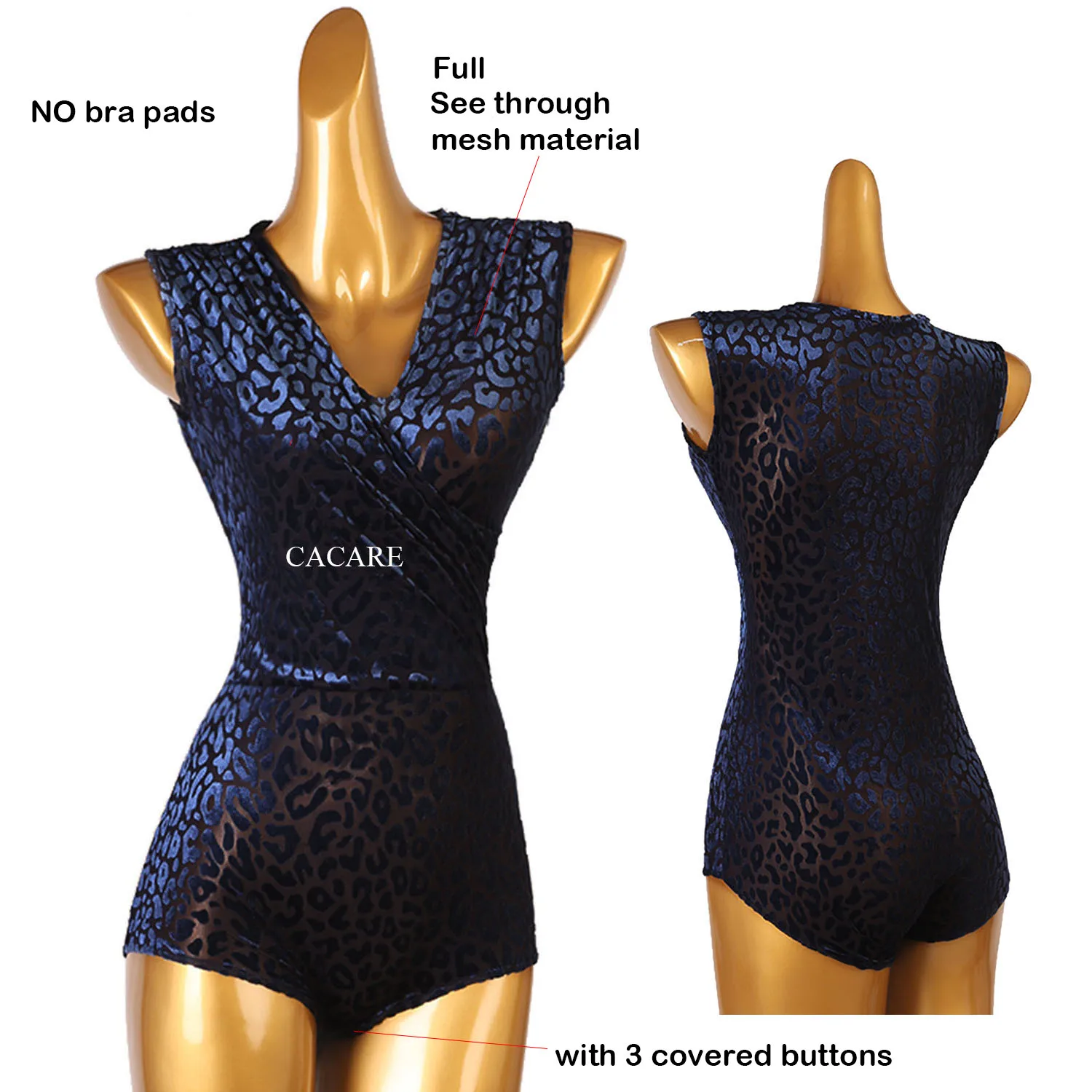 Dancewer Tops para mujer, leotardo para niñas adultas, vestidos de baile de salón, Tango, Salsa, ropa de mujer, disfraz de flamenco, D0395