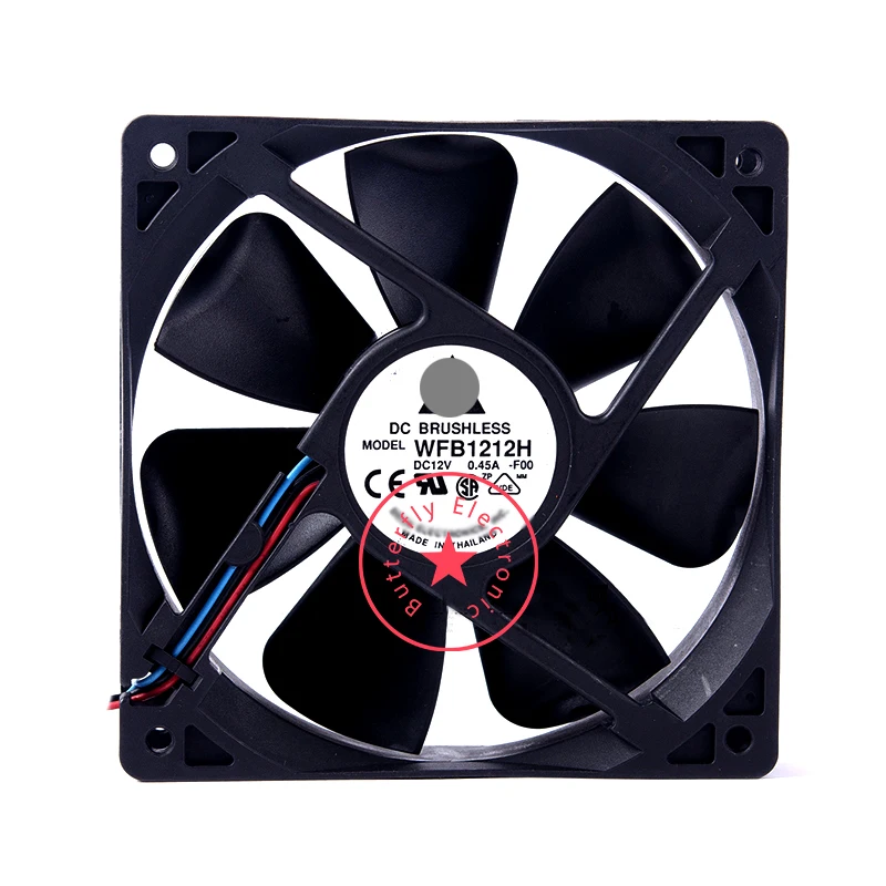 

BRAND NEW DC 12V 0.45A WFB1212H 12CM 12025 120*120*25MM COOLING FAN